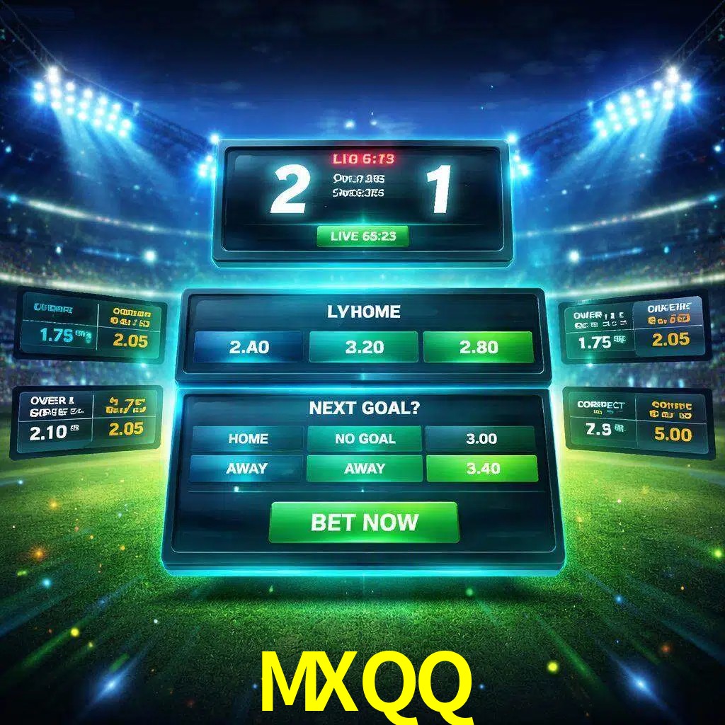 Vista de apuestas en vivo MXQQ durante un partido en curso